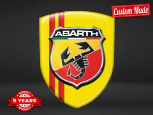 Fiat Abarth Adesivi Finestrini Auto Universali Alta Qualità Robusti